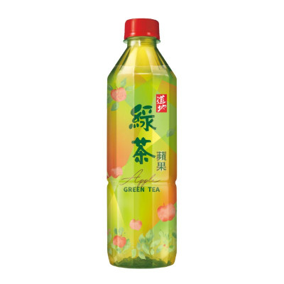 道地蘋果綠茶 500ml  x4支